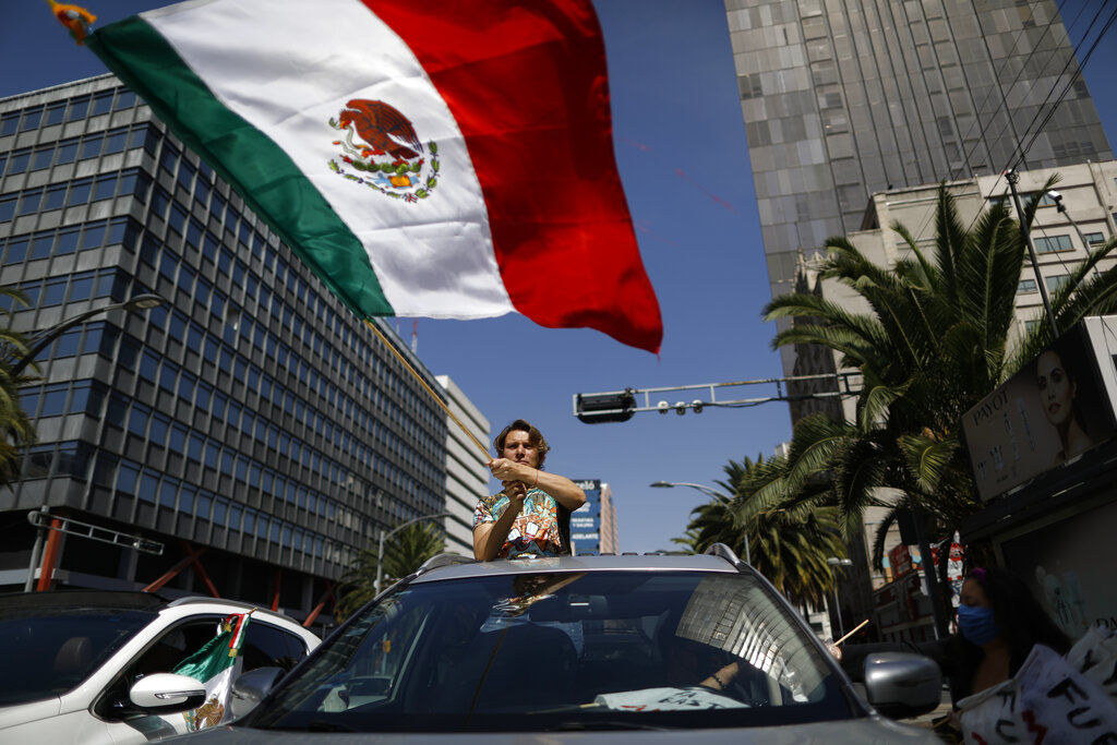APTOPIX Mexico Protest